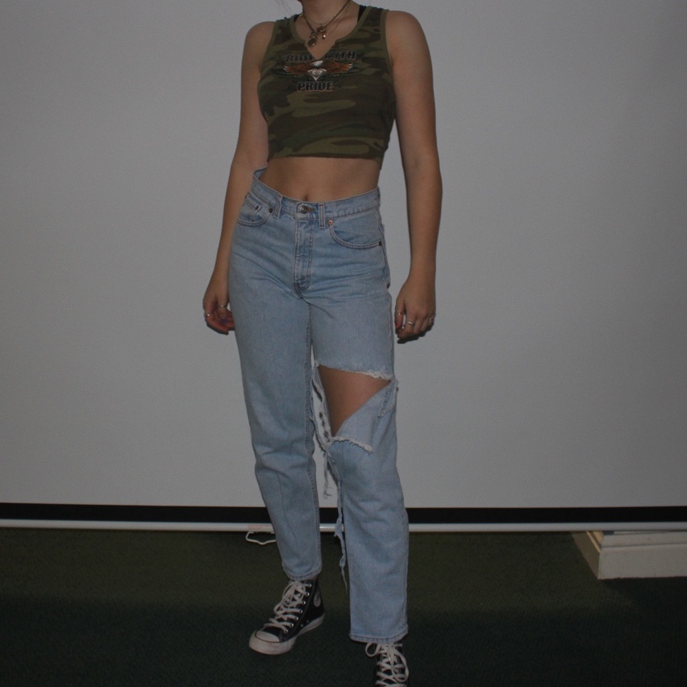 Vintage biker tank top
